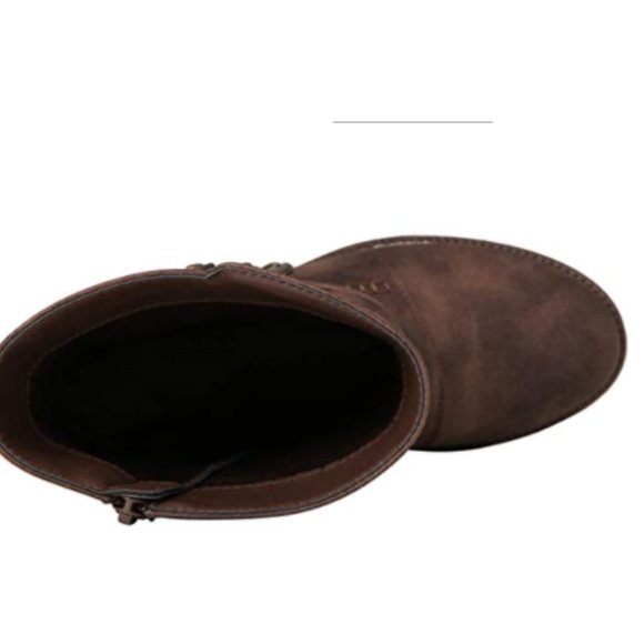 Womens Chic Buckle Fashionable Fall & Winter Boots - Picture 6 of 7